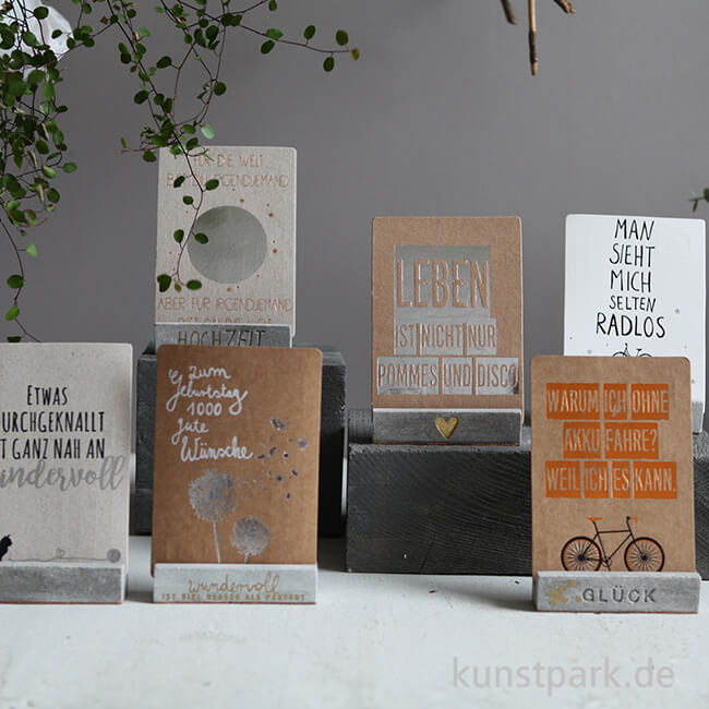 Artikelbild 3 des Artikels “Good old friends - Kartenhalter, Goldenes Herz “