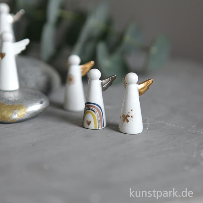 Artikelbild 3 des Artikels “Good old friends - Porzellan Mini Schutzengel, Kleeblätter “