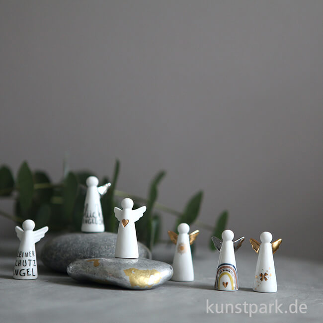Artikelbild 3 des Artikels “Good old friends - Porzellan Mini Schutzengel, Regenbogen “