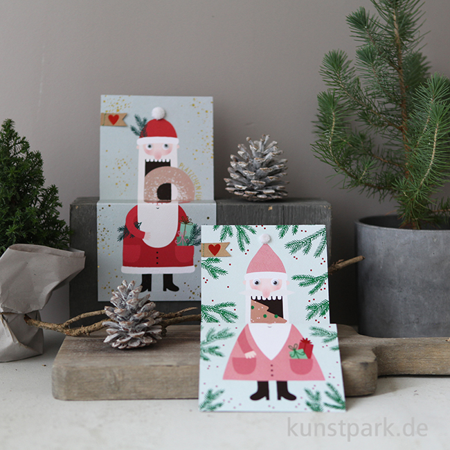 Artikelbild 3 des Artikels “Good old friends - Weihnachtskrümelkarte, Baum, Frohe Weihnachten “