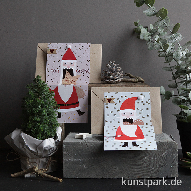 Artikelbild 3 des Artikels “Good old friends - Weihnachtskrümelkarte, Herz, Frohes Fest “