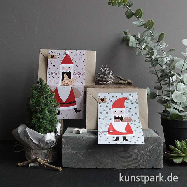 Artikelbild 3 des Artikels “Good old friends - Weihnachtskrümelkarte, Stern, Merry Christmas “