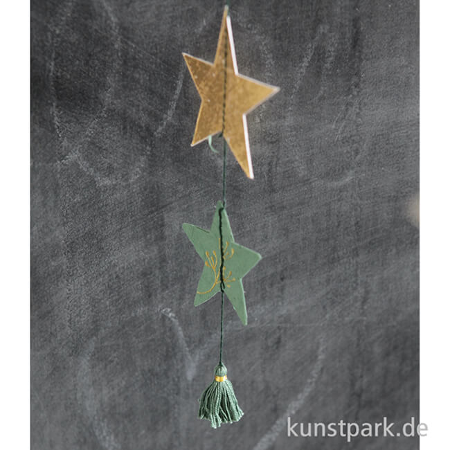 Artikelbild 3 des Artikels “Good old friends - Wintersternkette, Grün-Gold “