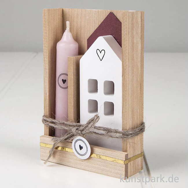 Artikelbild 3 des Artikels “Holz Klötzchen + Platten zum Basteln, Natur, 30er Set “