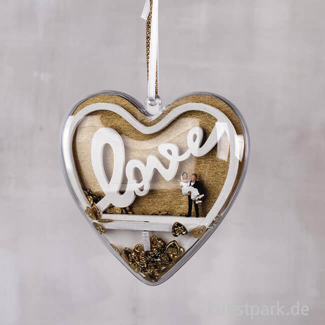 Artikelbild 3 des Artikels “Holz-Steckteil - Love, 10 cm, Bausatz mit 5 Teilen “