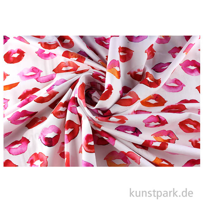 Artikelbild 3 des Artikels “Jersey - Küsse Rot - 1 m x 1,45 m “