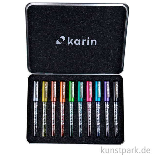 Artikelbild 3 des Artikels “Karin Deco Brush Marker Set - 10 Farben, Metallic “