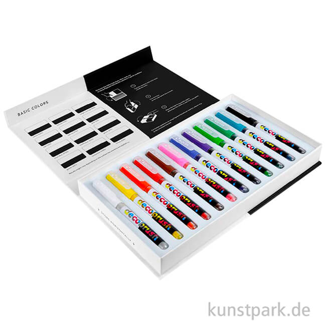 Artikelbild 3 des Artikels “Karin Deco Brush Marker Set - 12 Farben, Basic Colors “