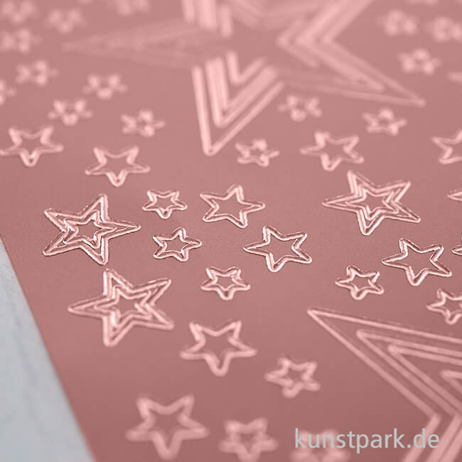 Artikelbild 3 des Artikels “Kreativ Sticker - Sterne 4, Kupfer, 10 x 23 cm “