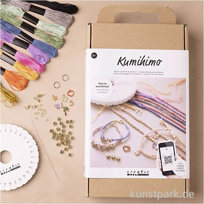 Artikelbild 3 des Artikels “Kumihimo Starter Set mit Zubehör für Armbänder “