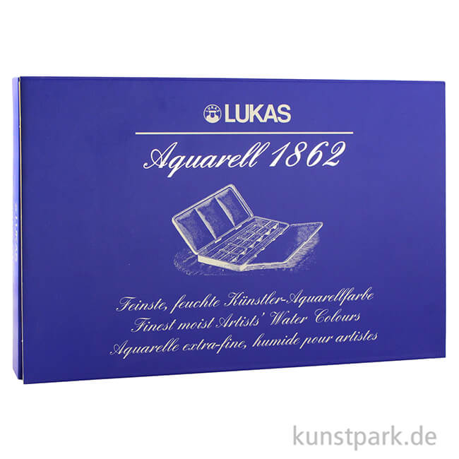 Artikelbild 3 des Artikels “Lukas 1862 Aquarell Kasten mit 48 halben Näpfchen “