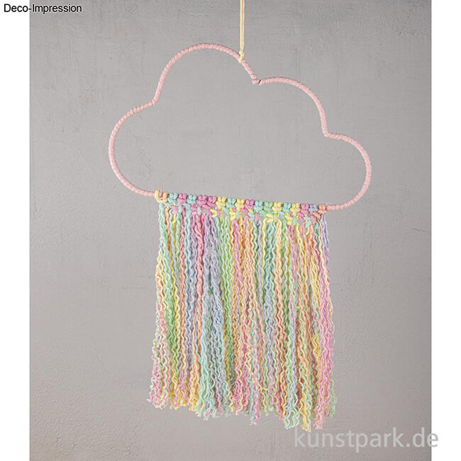 Artikelbild 3 des Artikels “Makramee Garn, Regenbogen, 3 mm Durchmesser, 30 m, ca. 110g “