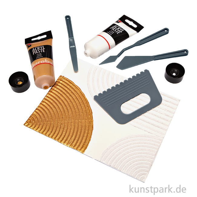 Artikelbild 3 des Artikels “Marabu Structured Art Set mit Acrylpasten + Zubehör “