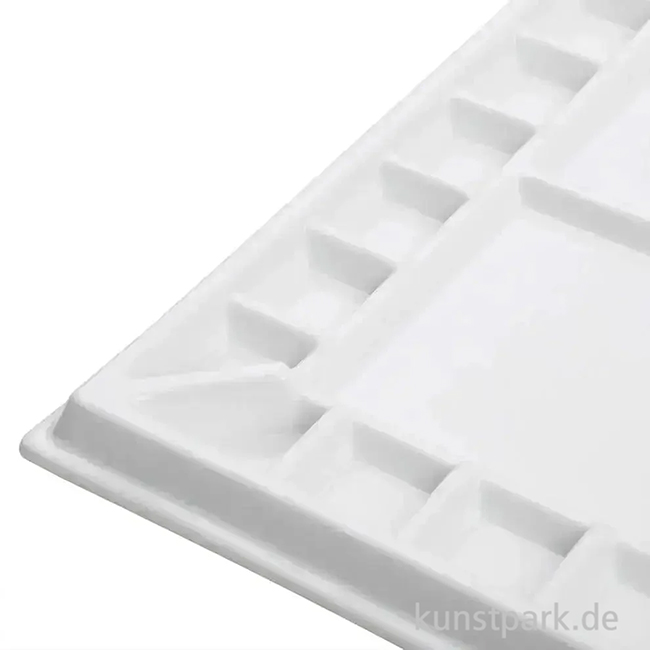 Artikelbild 3 des Artikels “Meeden Porzellanpalette - Eckig, 17 Mischmulden, XL, 25 x 33 cm “