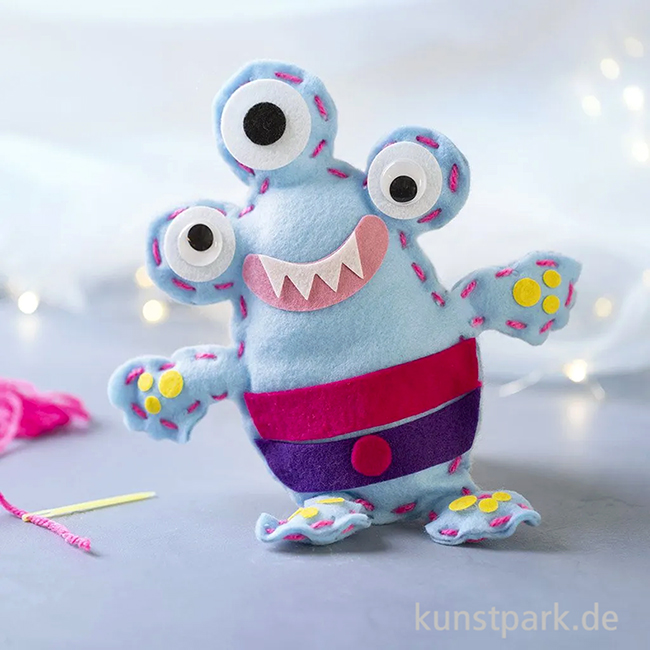 Artikelbild 3 des Artikels “Mini Bastelset - Filzmonster Nähen “