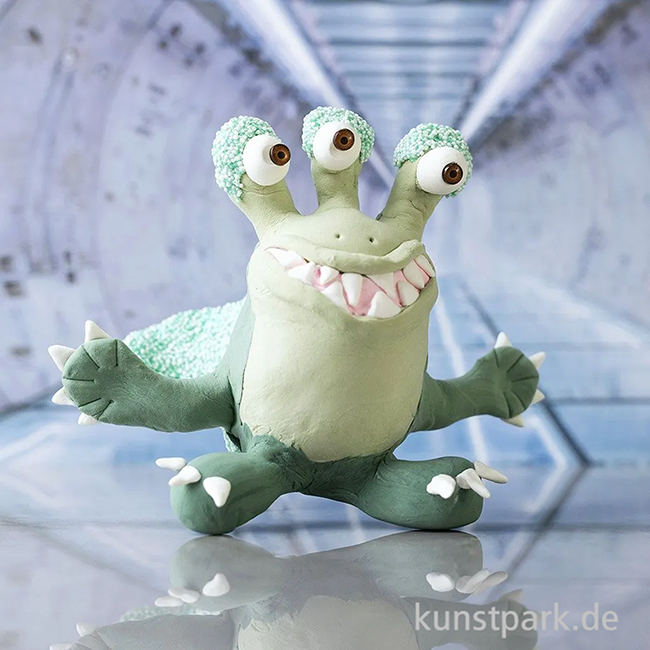 Artikelbild 3 des Artikels “Mini Bastelset - Monster Modellieren, Grün “