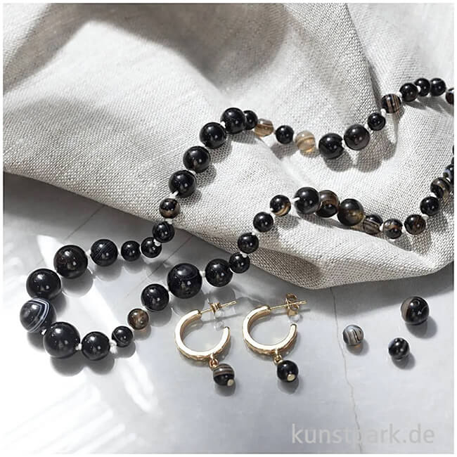 Artikelbild 3 des Artikels “Mini Bastelset Schmuck, Halskette + Ohrringe, Schwarz “
