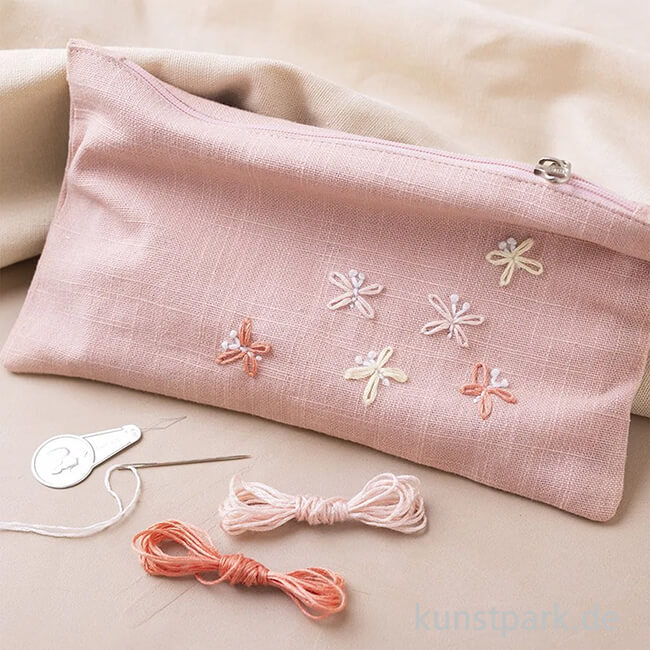 Artikelbild 3 des Artikels “Mini Stickset - Clutch Handtasche, Staubrosa “