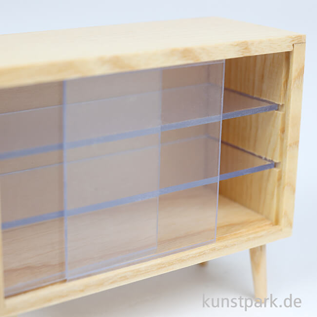 Artikelbild 3 des Artikels “Miniatur Sideboard, Plexi Modern, 8,5 x 3,8 x 7 cm “
