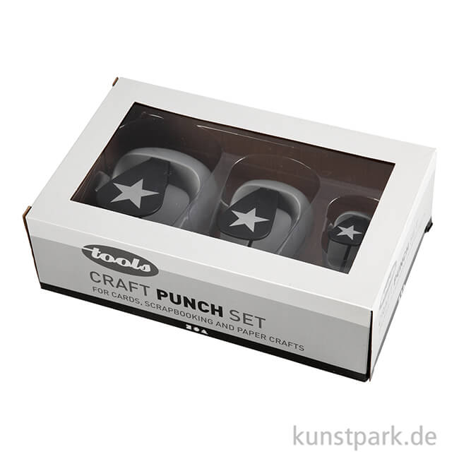 Artikelbild 3 des Artikels “Motivstanzer XXL Stern, Größe 25+49+75 mm, 3 Stück sortiert “