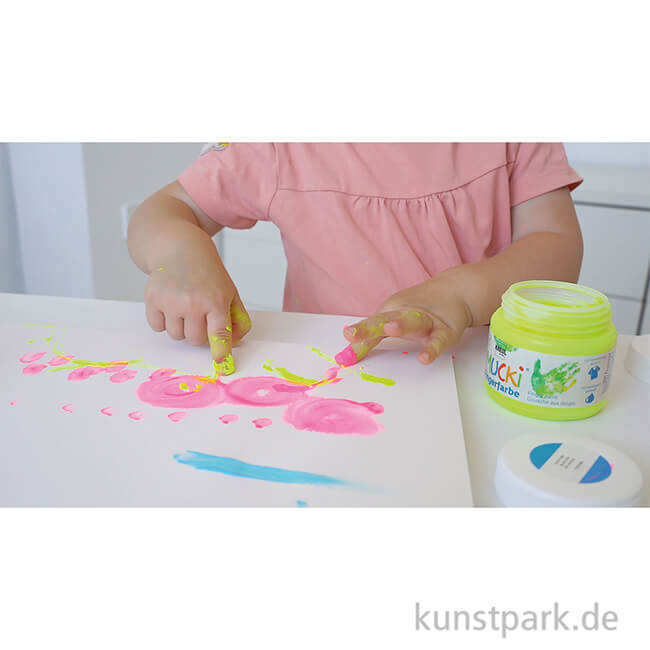 Artikelbild 3 des Artikels “MUCKI Quietsch-Fingerfarben Set, 4 x 150 ml “