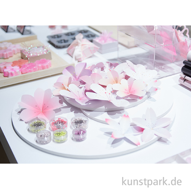 Artikelbild 3 des Artikels “Sakura Papierblüten - 60 Kirschblüten aus Papier “