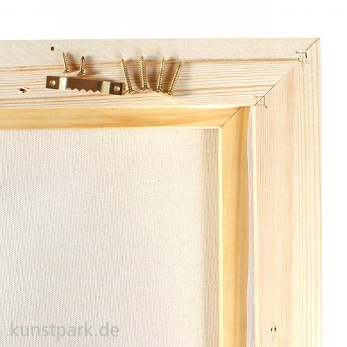 Artikelbild 3 des Artikels “Schattenfugenrahmen mit Keilrahmen - Natur 30 x 30 cm“