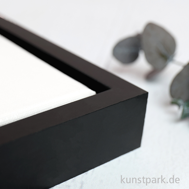 Artikelbild 3 des Artikels “Schattenfugenrahmen mit Keilrahmen - Schwarz “