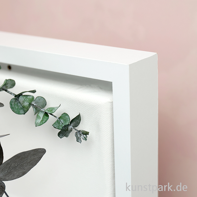 Artikelbild 3 des Artikels “Schattenfugenrahmen mit Keilrahmen - Weiß “