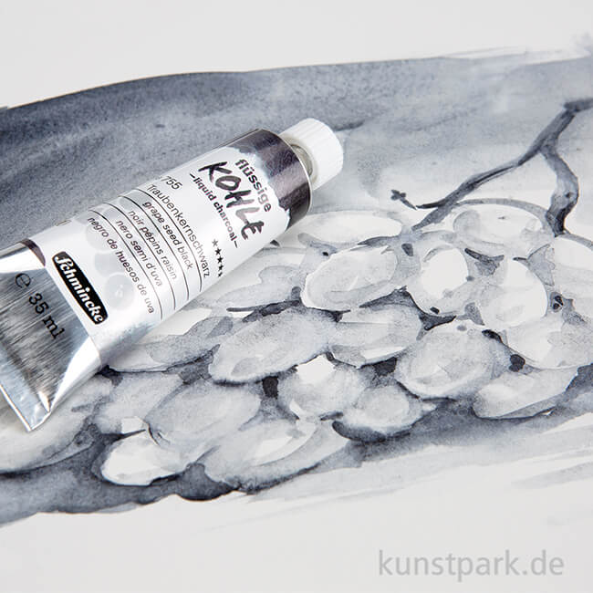 Artikelbild 3 des Artikels “Schmincke Flüssige Kohle Traubenkernschwarz 15 ml “
