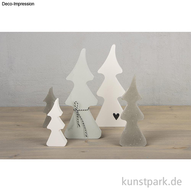 Artikelbild 3 des Artikels “Silikon Gießform - Tannenbäume, 4 Motive, 14,5 x 26 x 2 cm “