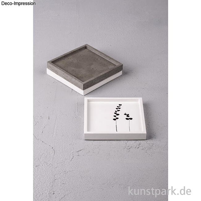 Artikelbild 3 des Artikels “Silikon Gießform - Untersetzer Quadrat, 10 x 10 x 1,5 cm “