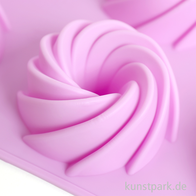 Artikelbild 3 des Artikels “Silikonform Wirbel, 6 Motive, 7 cm Durchmesser “