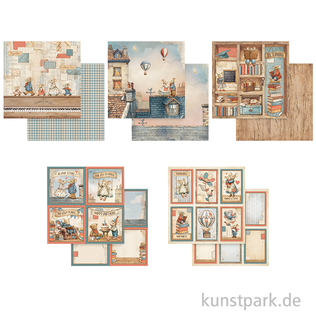 Artikelbild 3 des Artikels “Stamperia Scrapbooking Pad - Family, 20,3 x 20,3 cm “