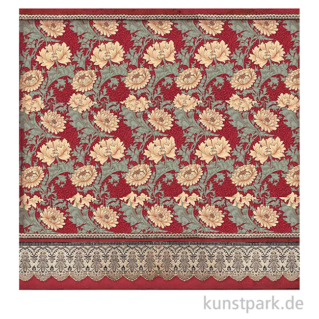 Artikelbild 3 des Artikels “Stamperia Scrappapier - Desire Place du Tango 30,5 x 30,5 cm “
