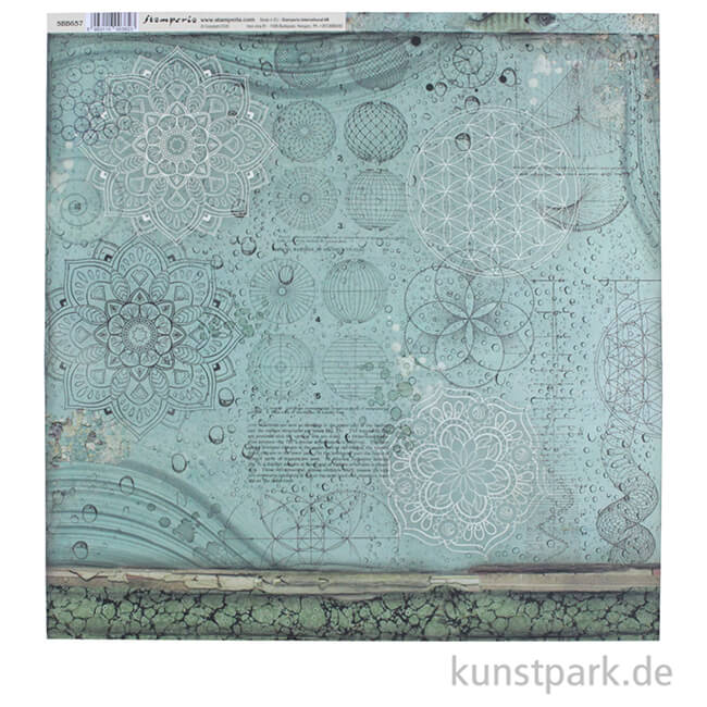 Artikelbild 3 des Artikels “Stamperia Scrappapier - Forest Fish, 30,5 x 30,5 cm “