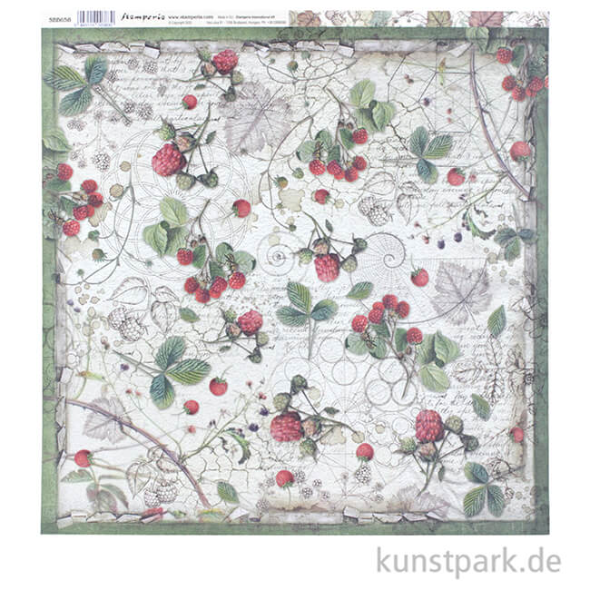 Artikelbild 3 des Artikels “Stamperia Scrappapier - Forest Undergrowth, 30,5 x 30,5 cm “