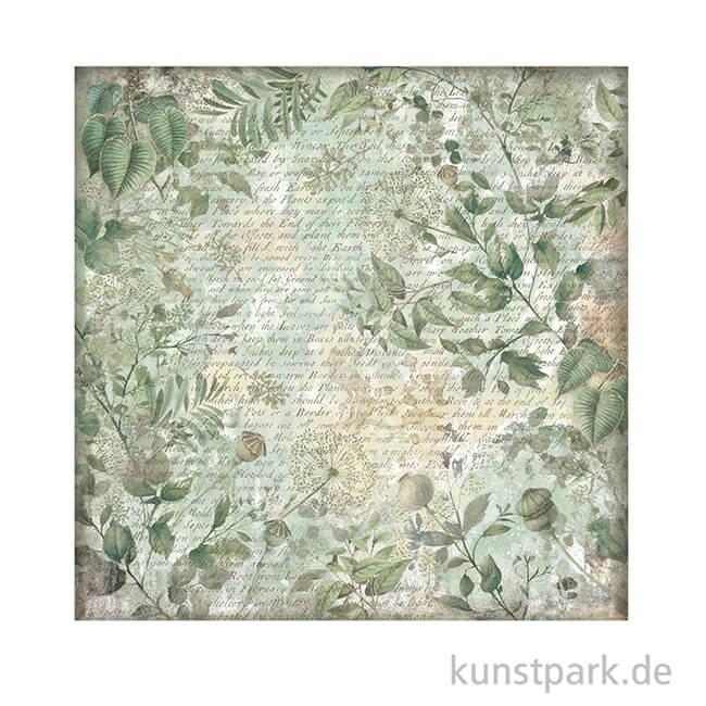 Artikelbild 3 des Artikels “Stamperia Scrappapier - Herbarium Silvae Teacup, 30,5 x 30,5 cm “