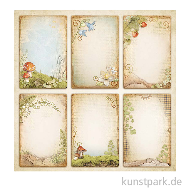 Artikelbild 3 des Artikels “Stamperia Scrappapier - Hidden Grove 6 Cards, 30,5 x 30,5 cm “