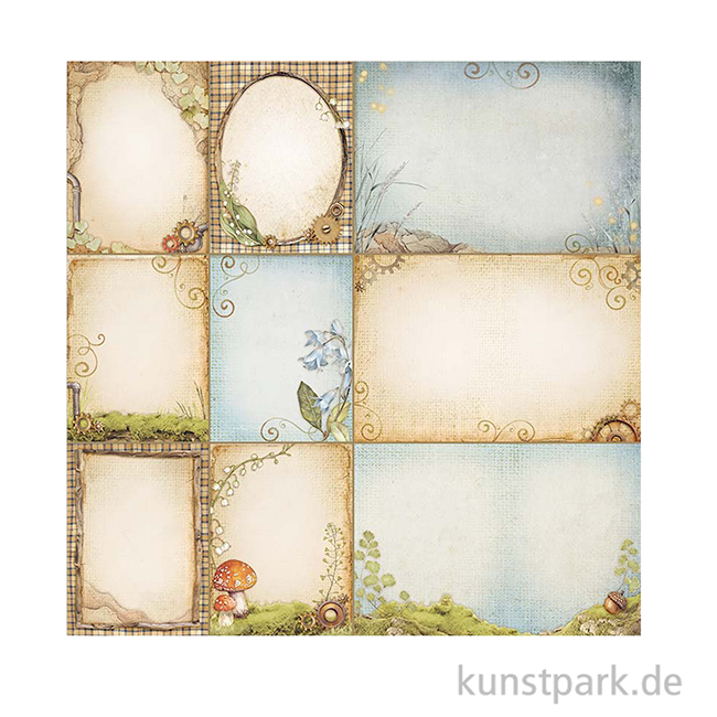 Artikelbild 3 des Artikels “Stamperia Scrappapier - Hidden Grove Cards, 30,5 x 30,5 cm “