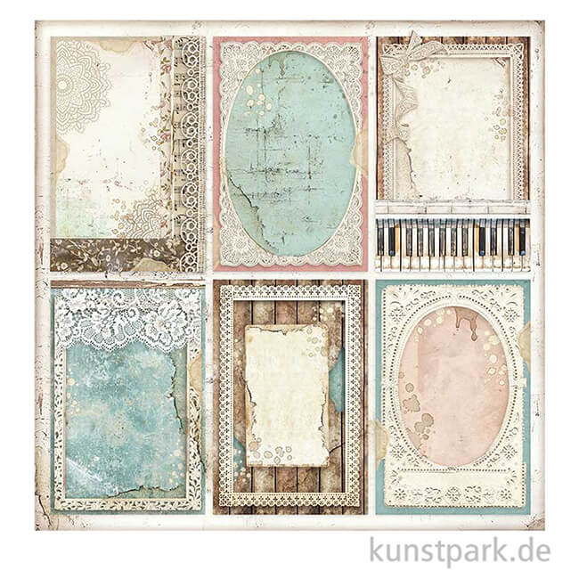 Artikelbild 3 des Artikels “Stamperia Scrappapier - Passion Cards, 30,5x30,5 cm “
