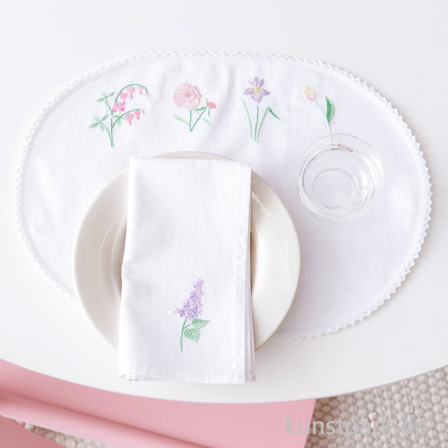 Artikelbild 3 des Artikels “Stickset - Blumen XL, 8 Designs, Stickvorlagen + Zubehör “