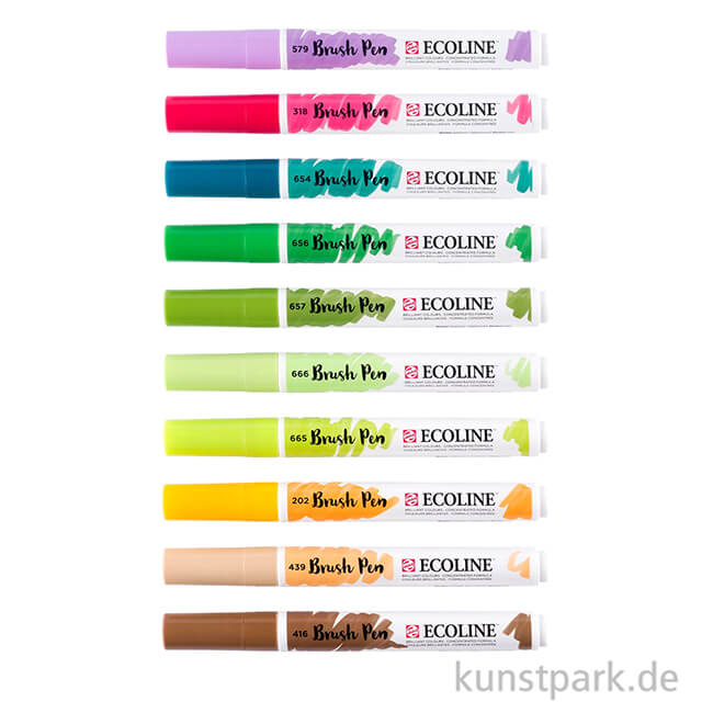 Artikelbild 3 des Artikels “Talens ECOLINE Brush Pen 10er Set - Botanic “