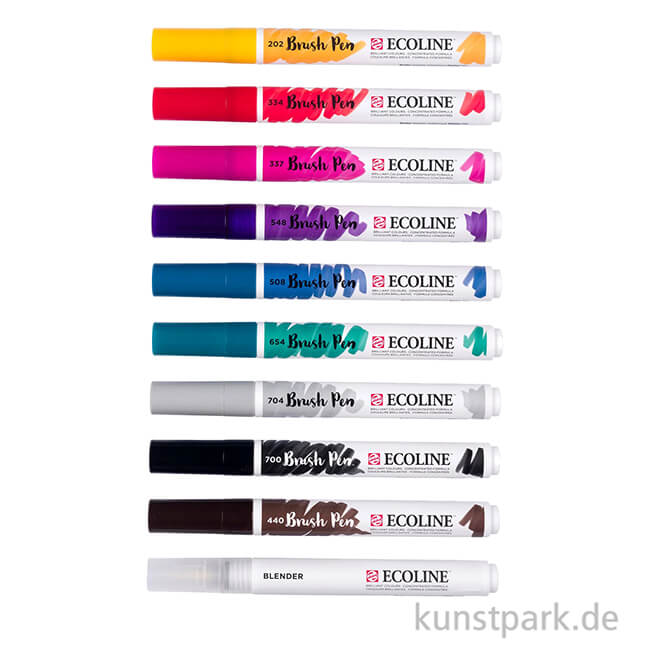 Artikelbild 3 des Artikels “Talens ECOLINE Brush Pen 10er Set - Handlettering “