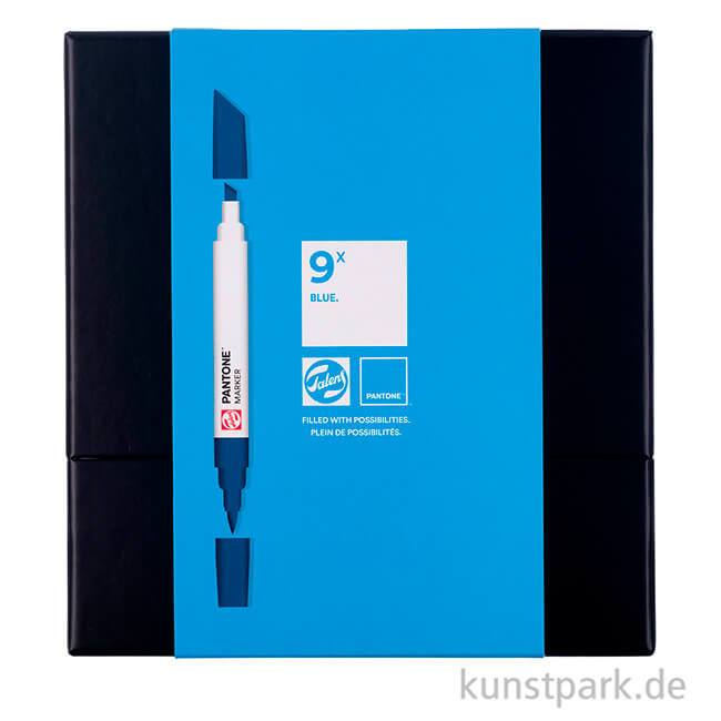 Artikelbild 3 des Artikels “Talens Pantone Marker Set - 9 Blue Farben “
