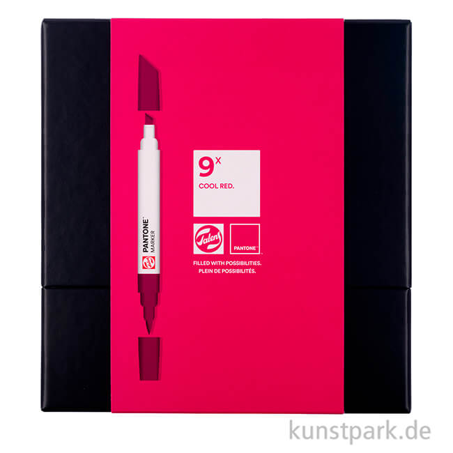 Artikelbild 3 des Artikels “Talens Pantone Marker Set - 9 Cool Red Farben “