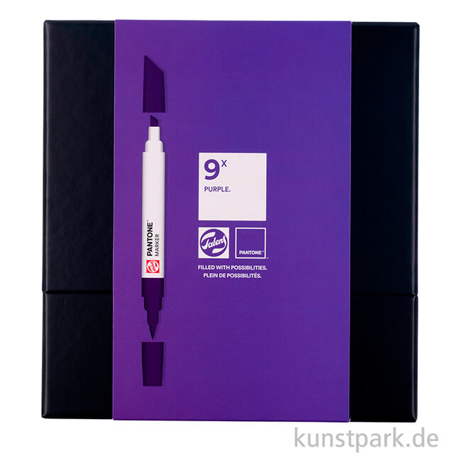 Artikelbild 3 des Artikels “Talens Pantone Marker Set - 9 Purple Farben “