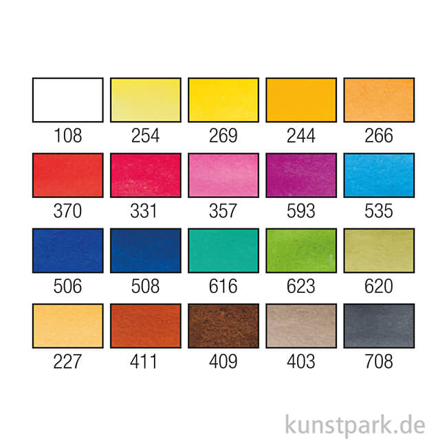 Artikelbild 3 des Artikels “Talens VAN GOGH Aquarell Basis-Set mit 20 x 10 ml Tuben im Karton “