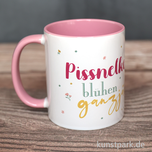 Artikelbild 3 des Artikels “Tasse, Rosa, Bedruckt, Design, Pissnelke “