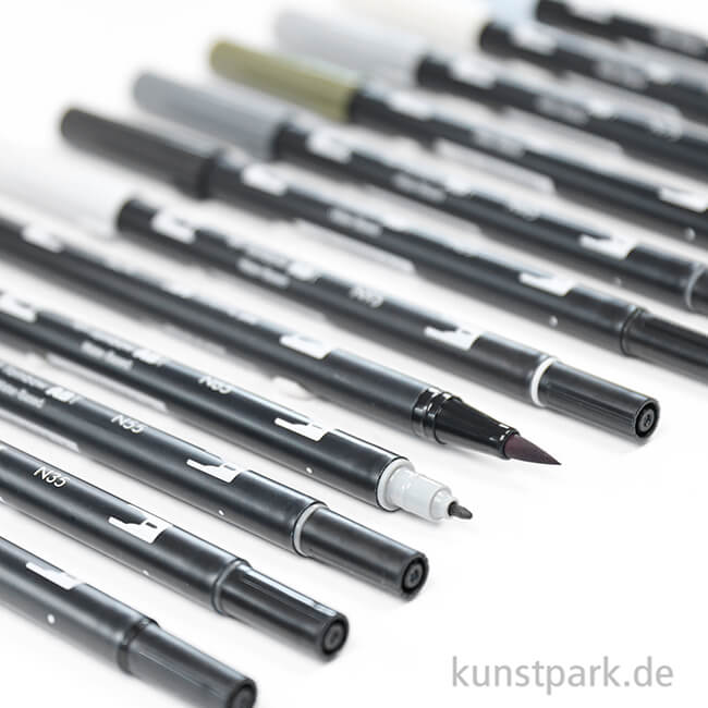 Artikelbild 3 des Artikels “Tombow Dual Brush Pen - Set 12 Grautöne “